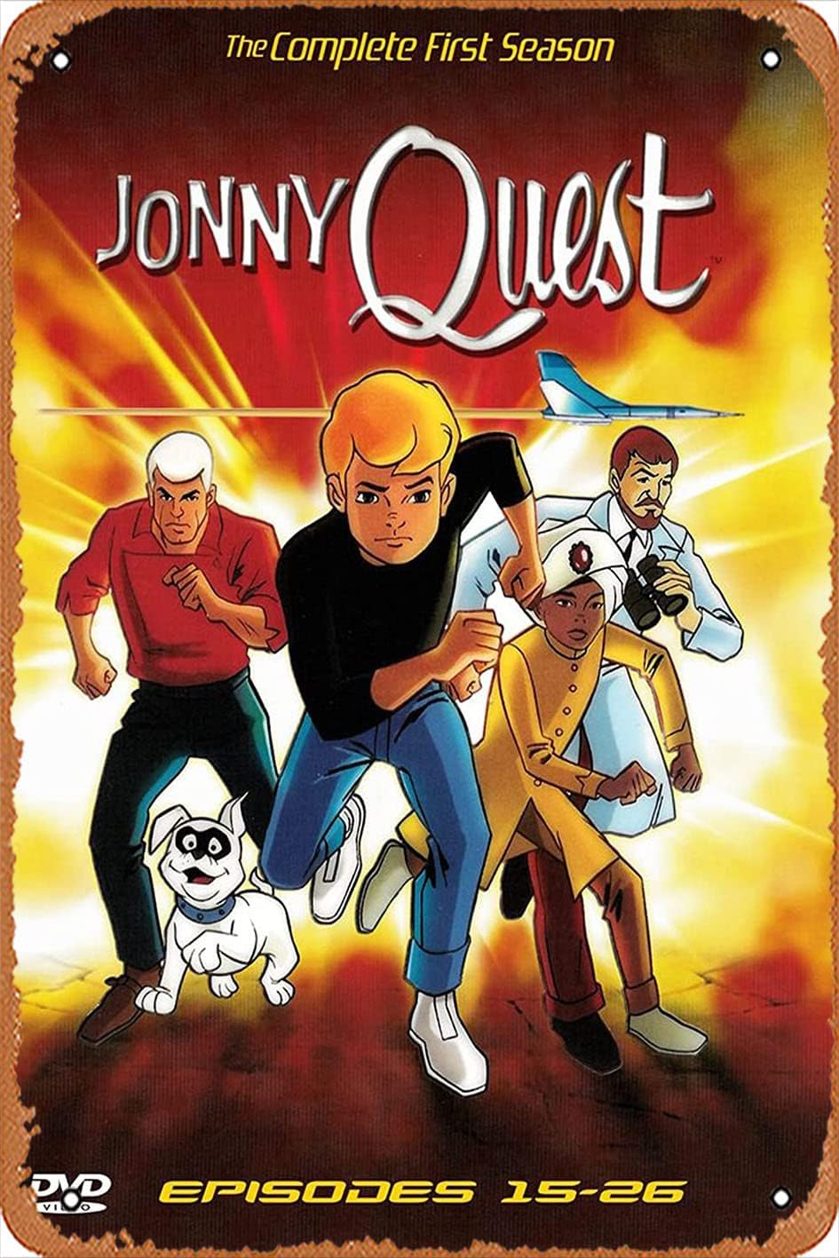 Office Quest - Placa de Metal Retrô Jonny Quest