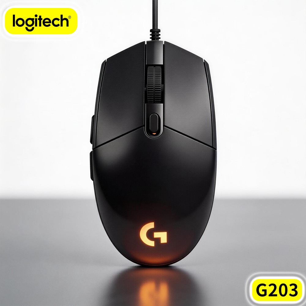 Mouse Gamer Logitech G203 com  - Logitech Mouse G203 avaliação e preço