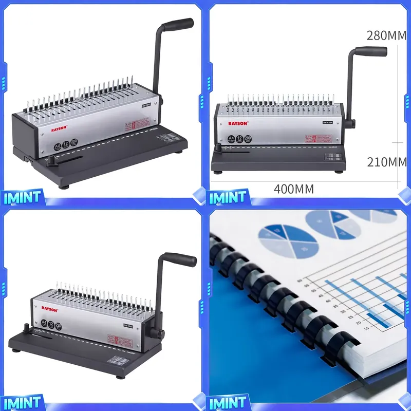Máquina de Encadernação Rayson - Binding Machine Comb avaliação e preço