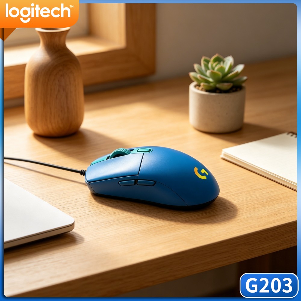 Mouse Gamer com Fio Logitech G - Logitech Mouse G203 avaliação e preço