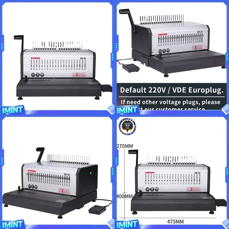 Encadernadora Elétrica de Pape - Binding Machine Comb avaliação e preço